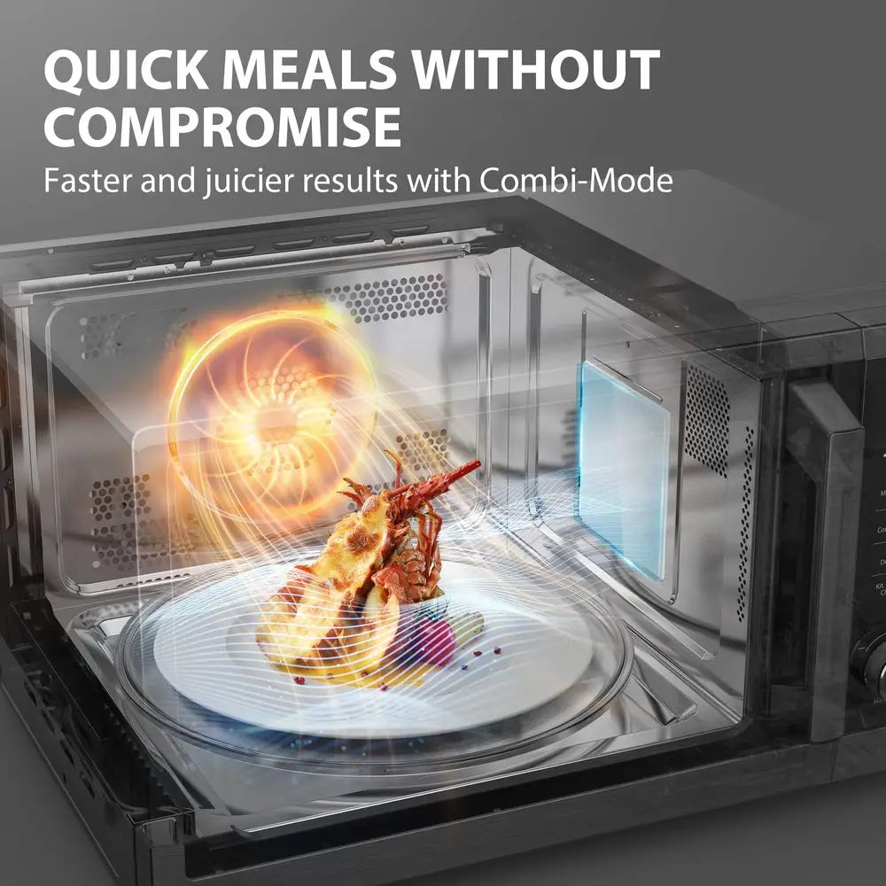 YTYIN Countertop Microwave Oven Air Fryer Combo With Inverter Convection