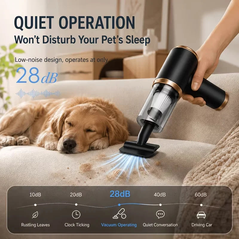 Vacuum Cleaner and Air Blower for Car and Computer Cleaning