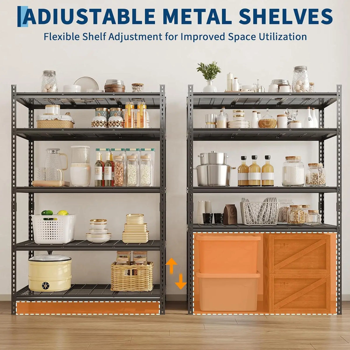 Twister Ck Heavy Duty Metal Storage Shelving For Garage