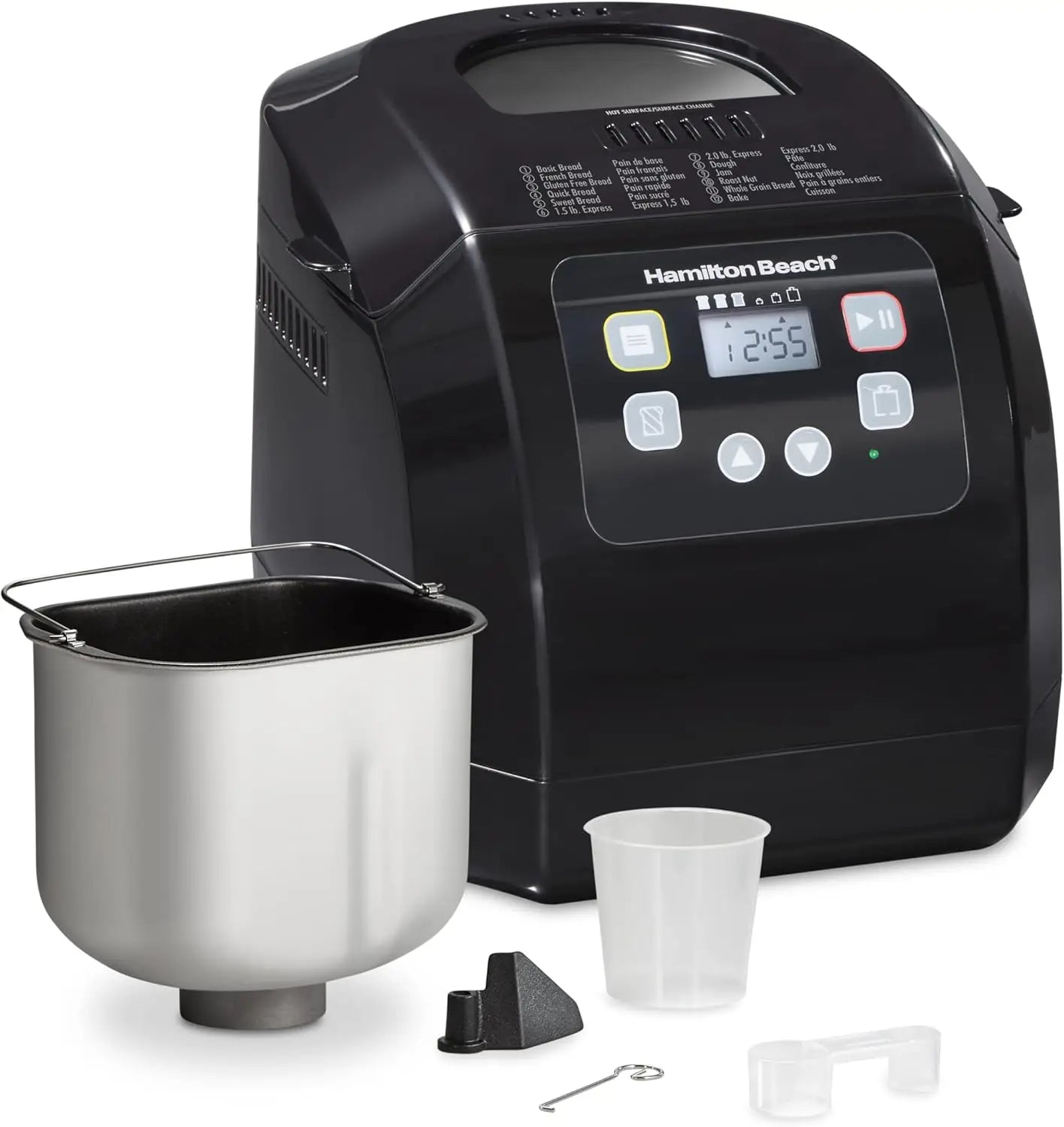 XMSJ Automatic Bread Maker Digital Programmable 12 Settings Gluten Free