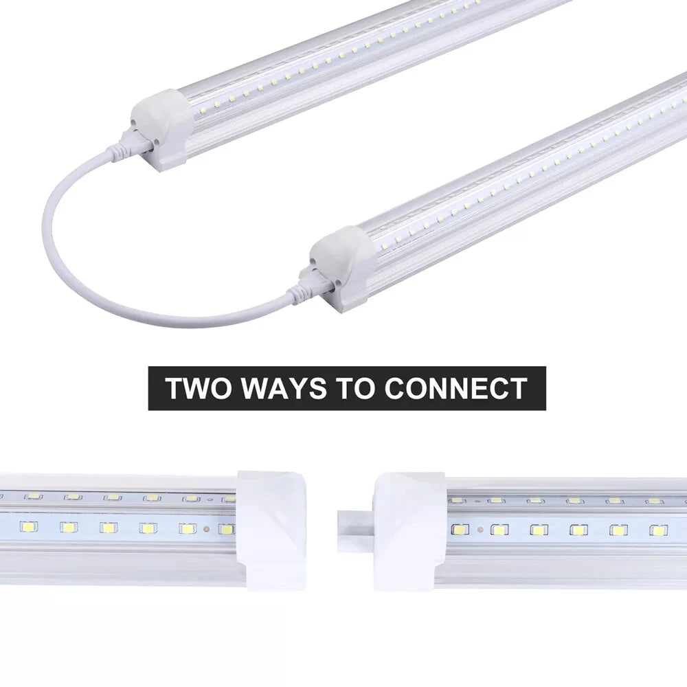 BSK.BESTKA Led Shop Light 110V Linkable 100W 6000K Brightness
