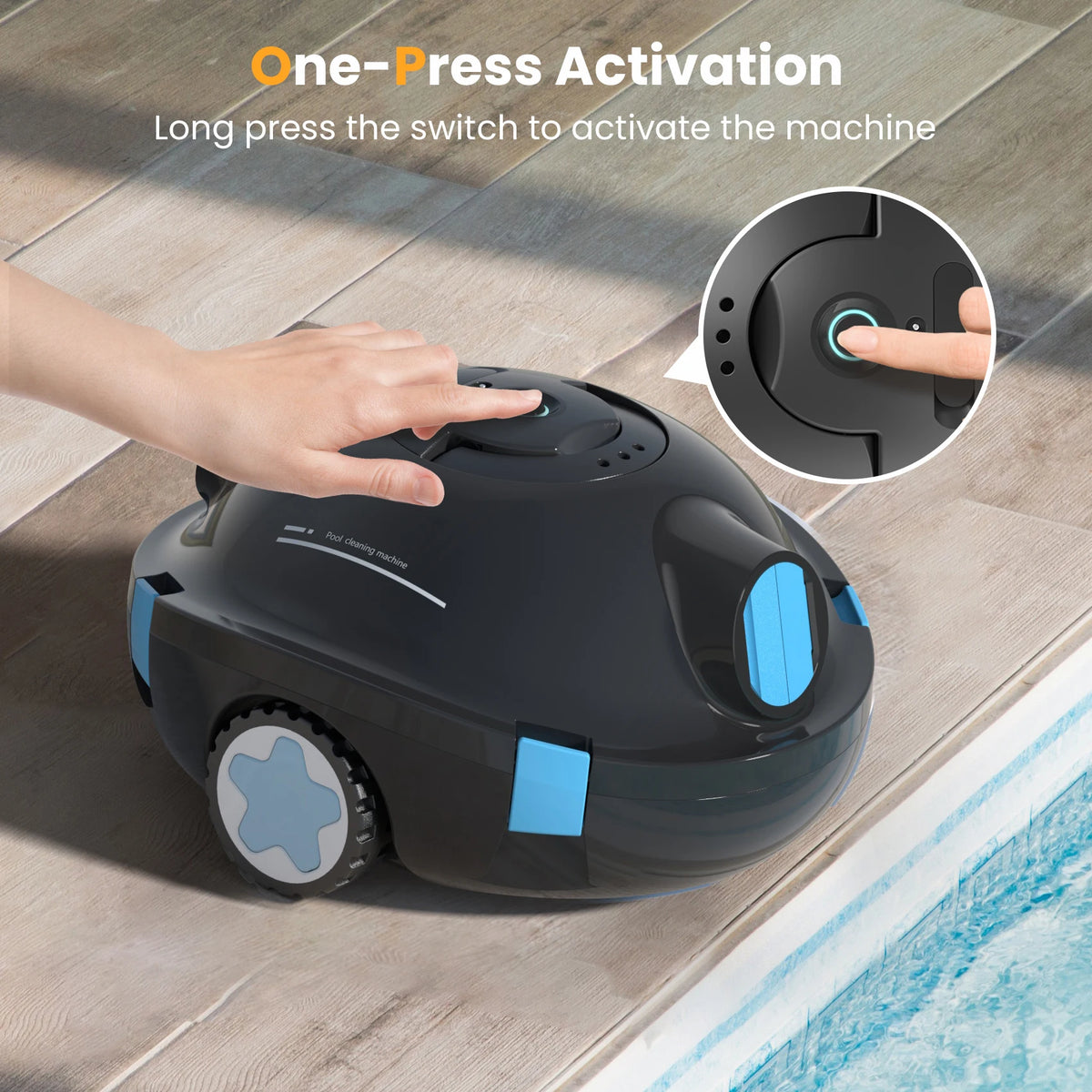 INSE Y10 Cordless Robotic Pool Cleaner Featuring Self Parking