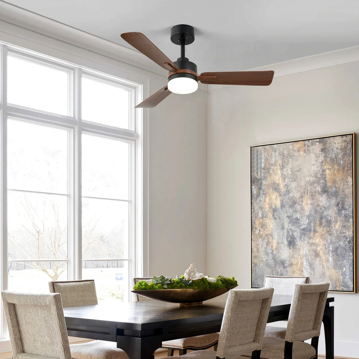 GreeLustr RGB LED Ceiling Fan Light With Remote