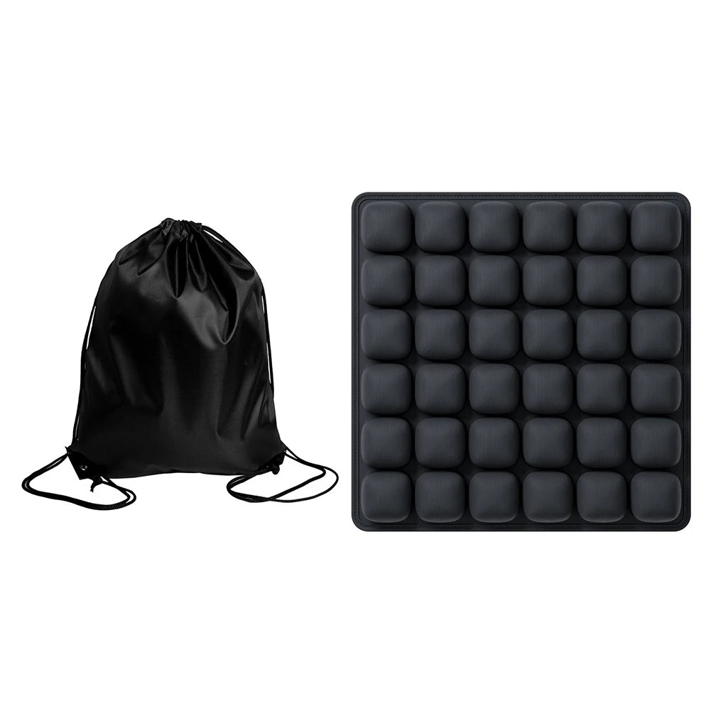 Inflatable Seat Cushion With Storage Bag 3D Air For Office Chair And Wheelchair