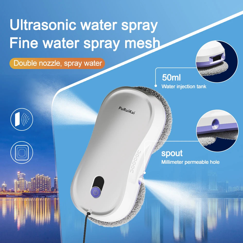 PuRuikai Electric Remote Control Robot Window Glass Cleaner