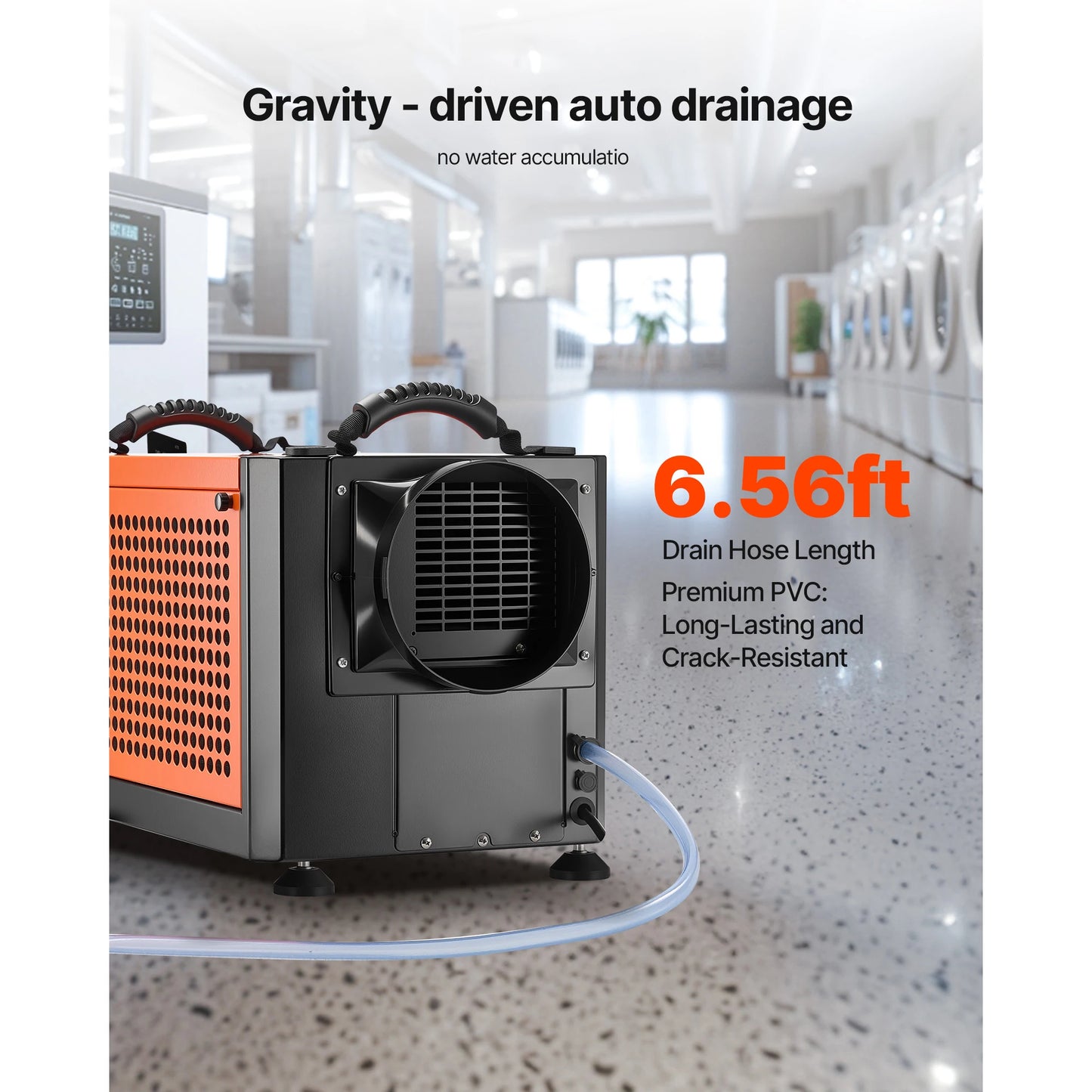 SucceBuy Commercial Dehumidifier With Drain Hose For Crawl Space Storage