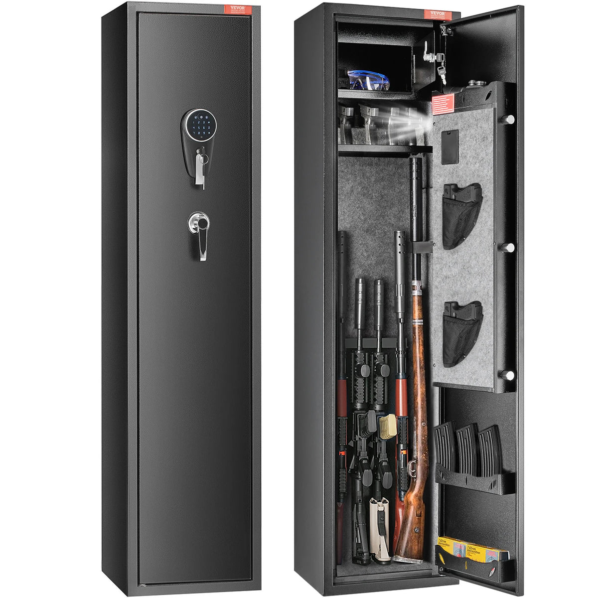 VEVOR Digital Keypad Gun Safe With Removable Shelf Cabinet