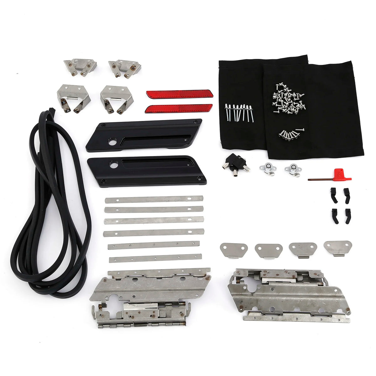 TCMT Saddlebag Hinge Latch Lid Lock Hardware for Harley Touring