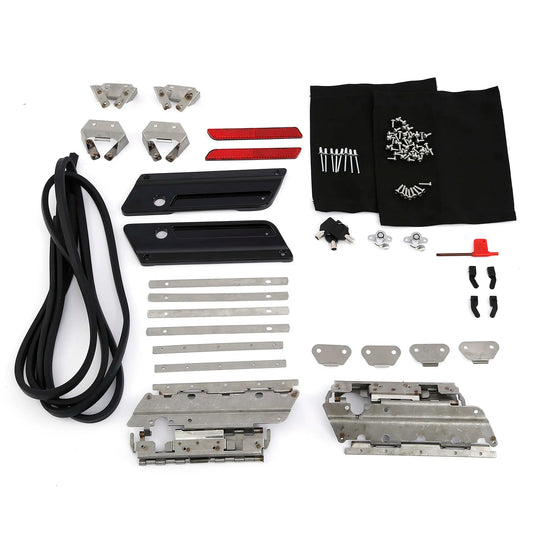TCMT Saddlebag Hinge Latch Lid Lock Hardware for Harley Touring