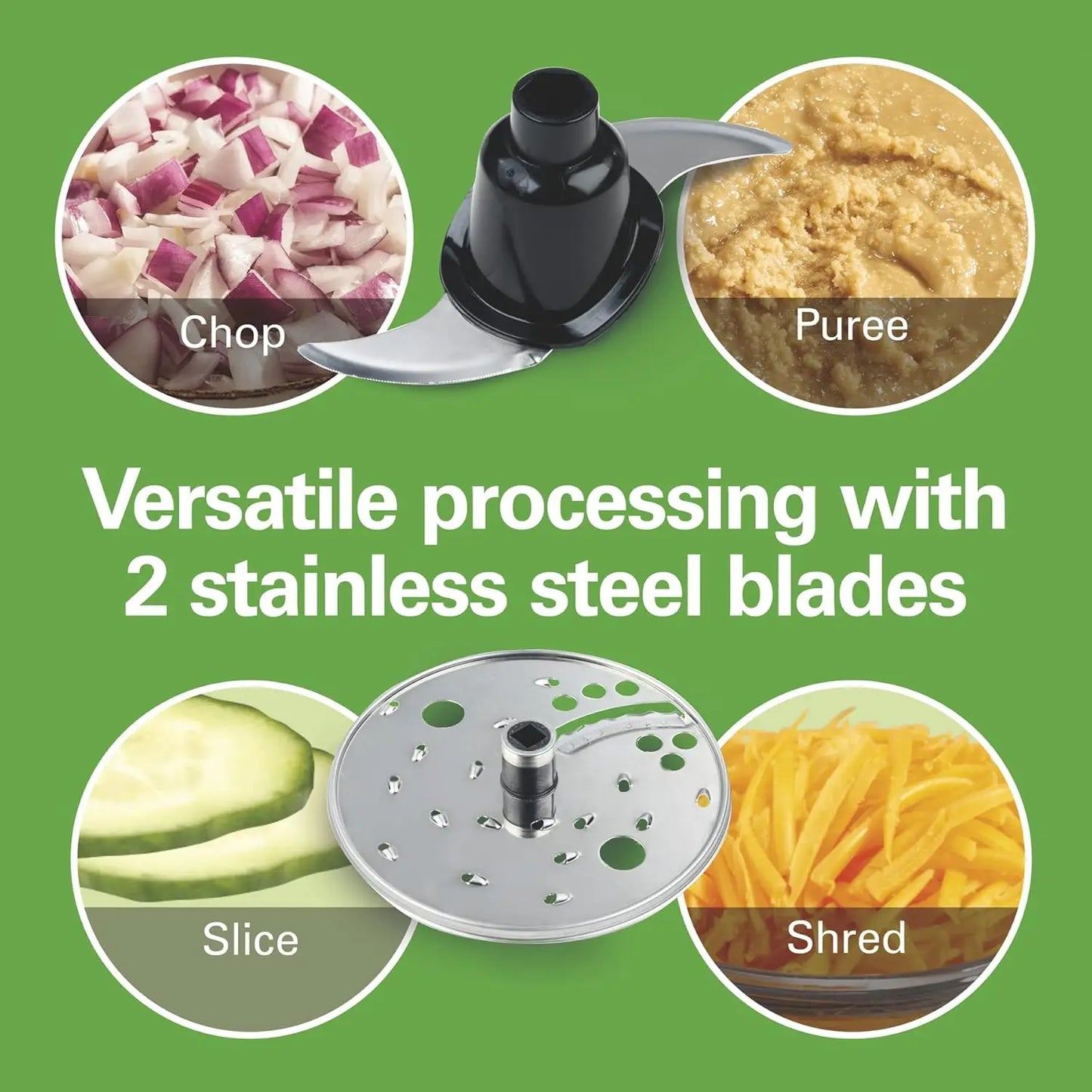 XMSJ Big Mouth Duo Plus Food Processor And Vegetable Chopper