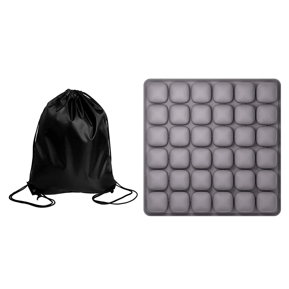 Inflatable Seat Cushion With Storage Bag 3D Air For Office Chair And Wheelchair