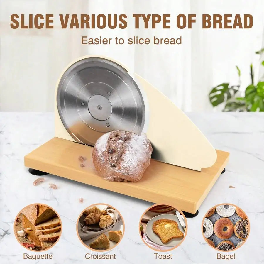 XMSJ Manual Sourdough Slicer Hand Crank Stainless Steel