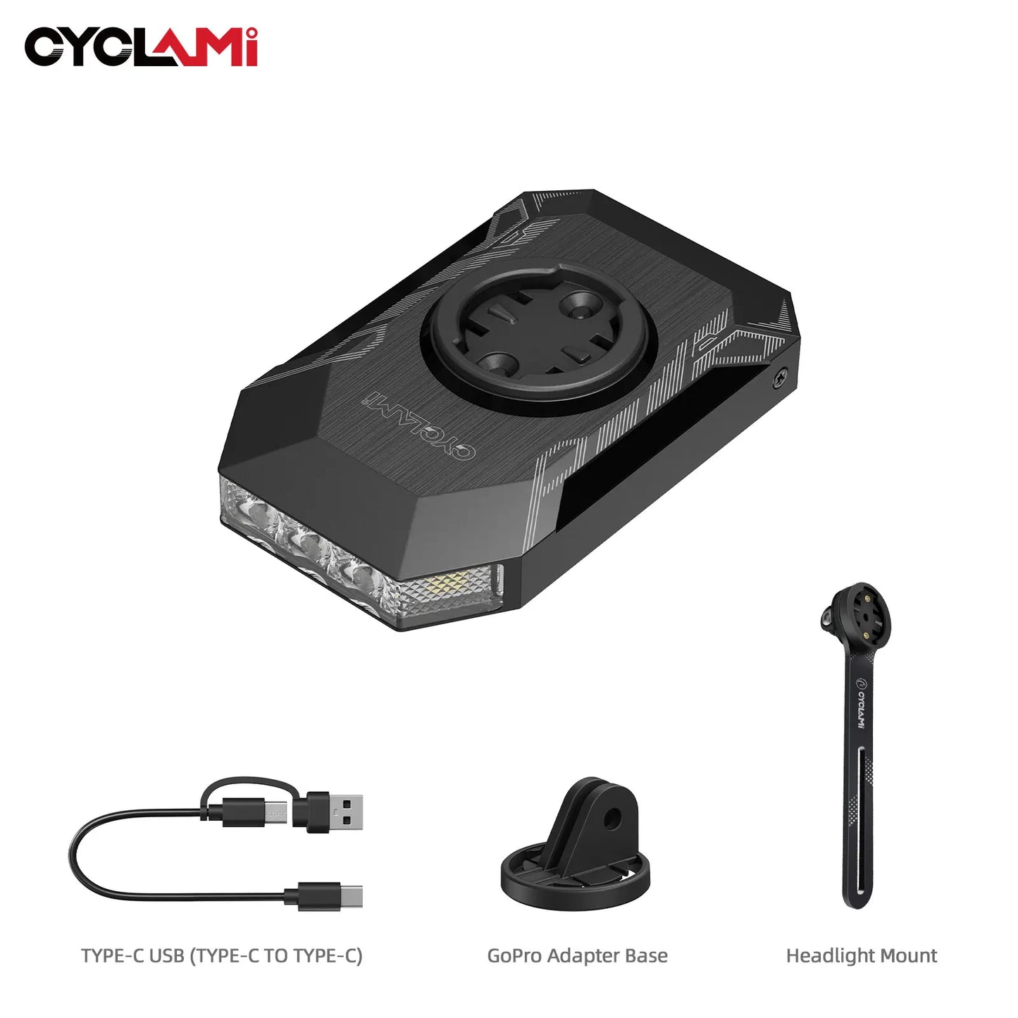 Cyclami CL350 Bike Headlight Garmin XOSS IGPSPORT Magene GPS Compatible
