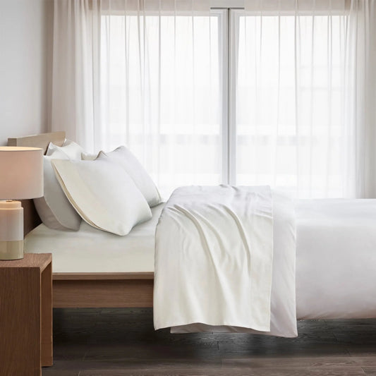 100 Percent Cotton Flannel Sheet Set 4 Piece With Deep Pockets