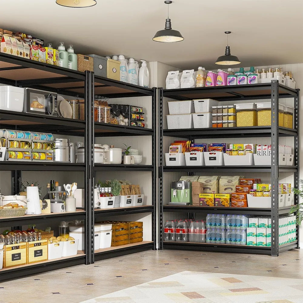 XMSJ 2400Lbs Heavy Duty Garage Shelving 5 Tier Unit