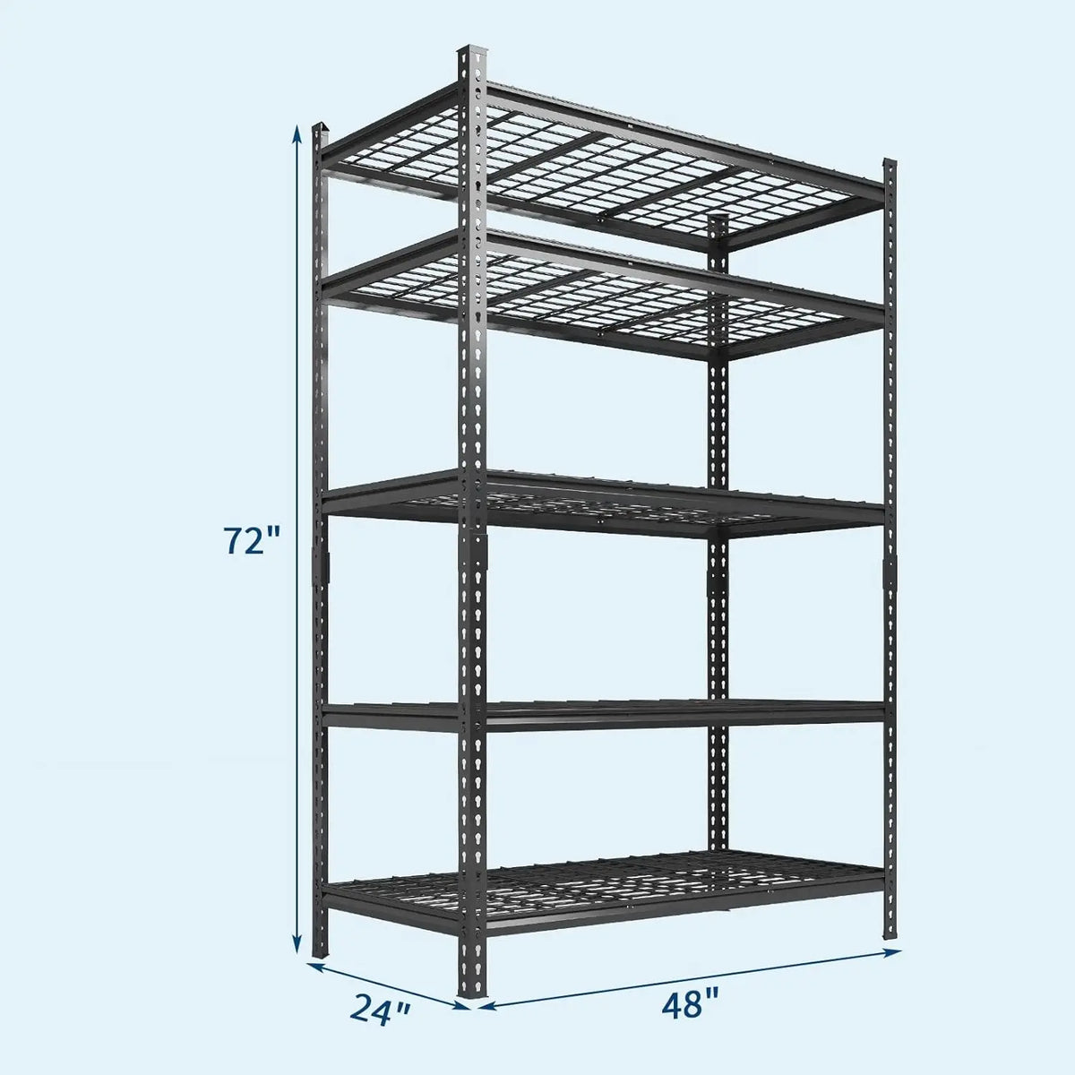 Twister Ck Heavy Duty Metal Storage Shelving For Garage