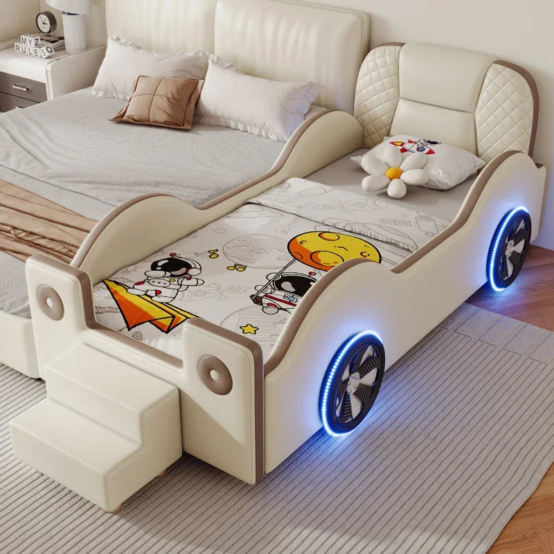 Toddler Bed Modern Luxury Design For Children Space Saving Mattress