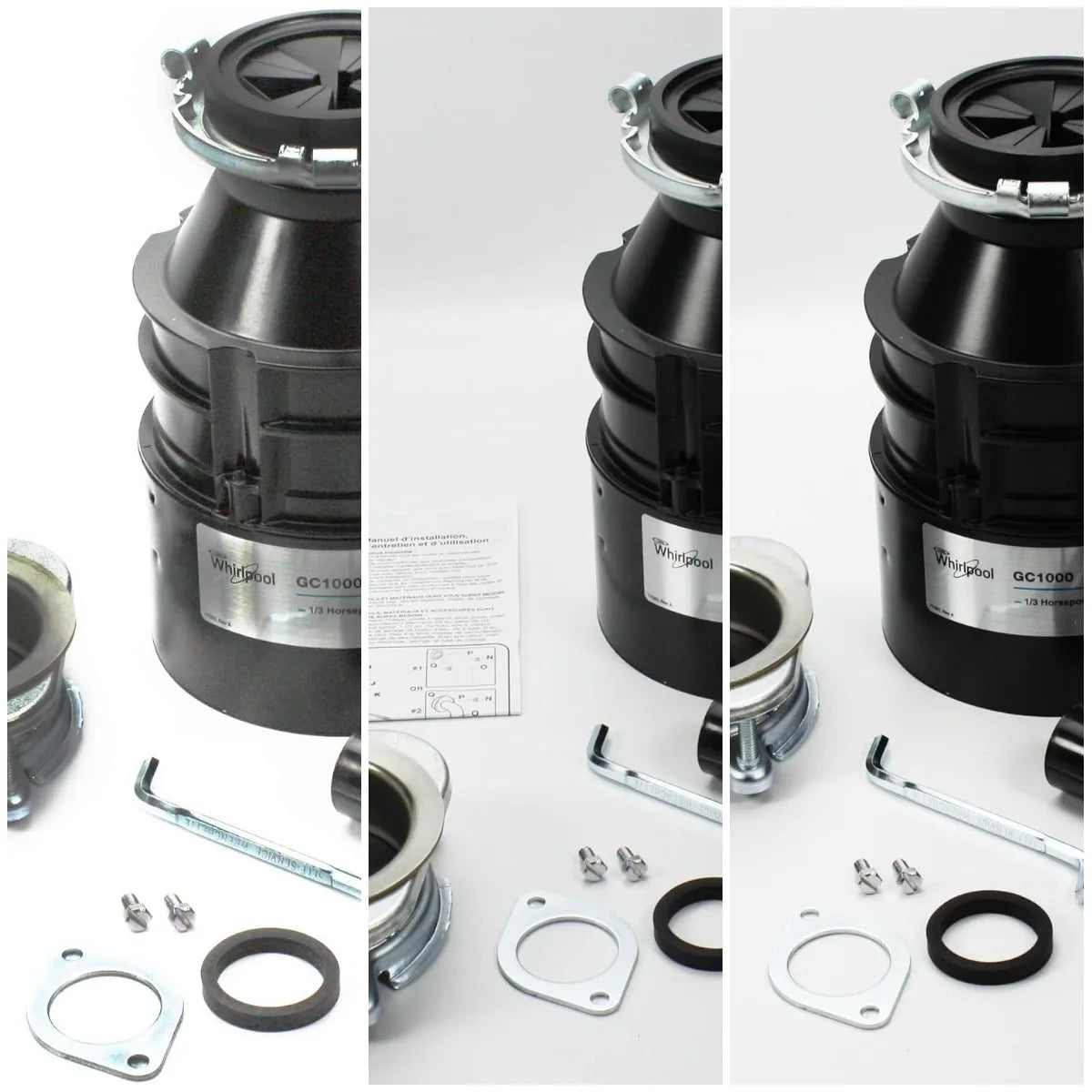 XMSJ One Third HP Sink Disposer Compact Garbage Disposal
