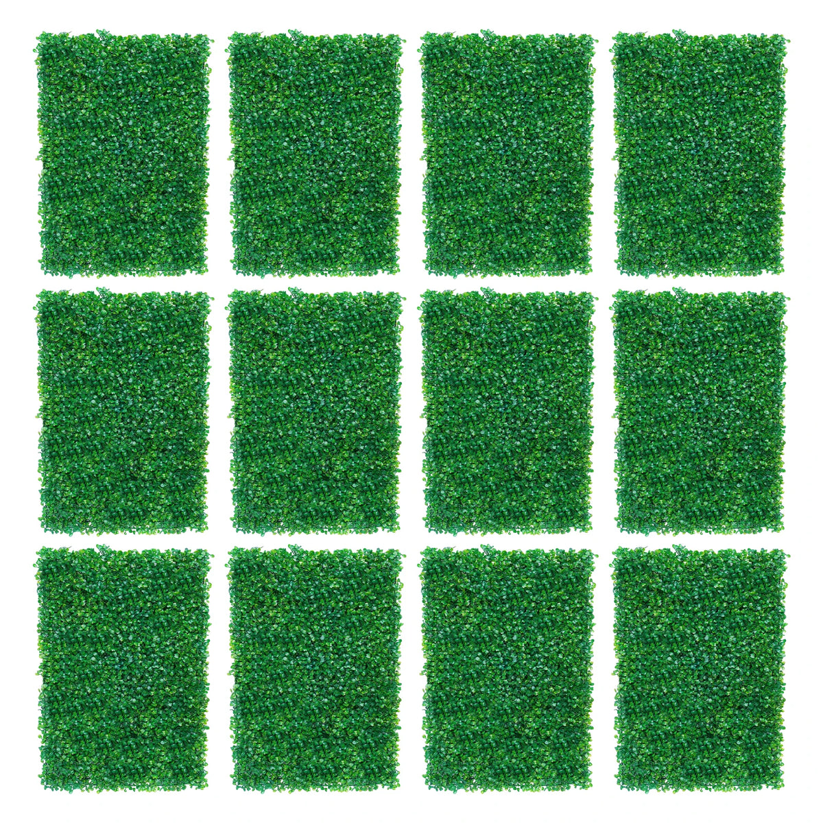 Boxwood Hedge Screen 12Pcs Privacy Fence Panels Outdoor Garden