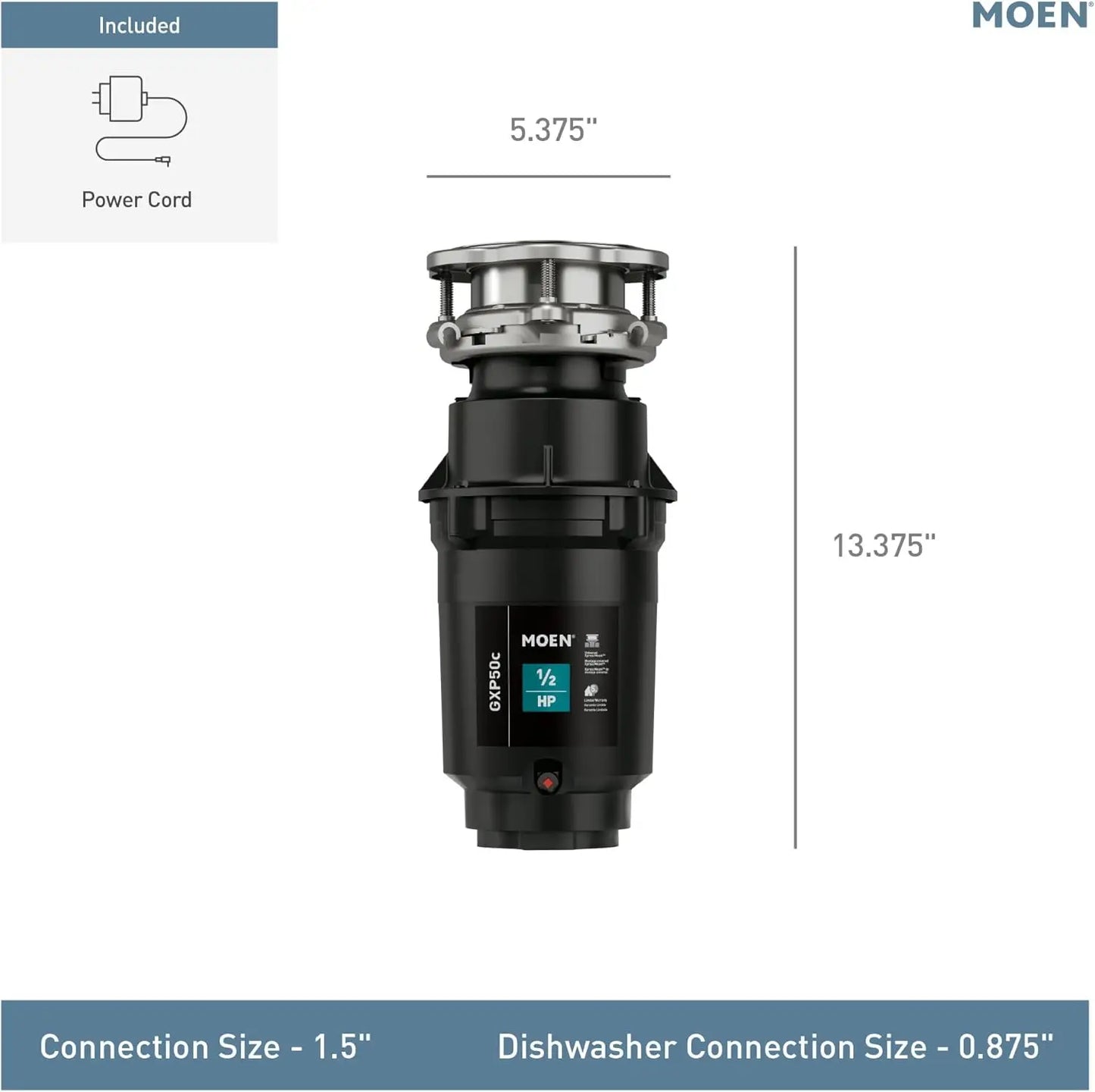 XMSJ Prep Series Pro Continuous Feed Garbage Disposal GXP50C