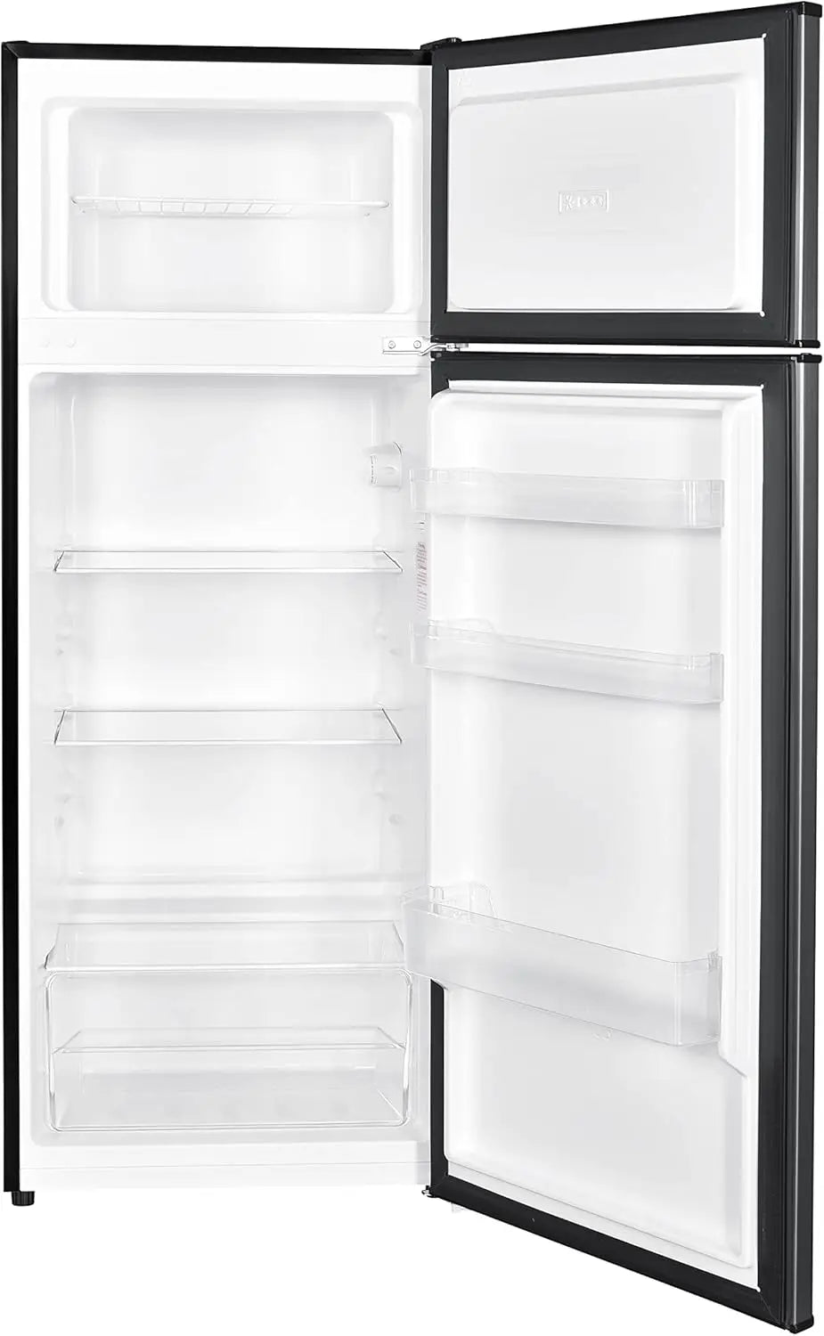 XMSJ Compact Stainless Steel Mini Fridge for Small Kitchens