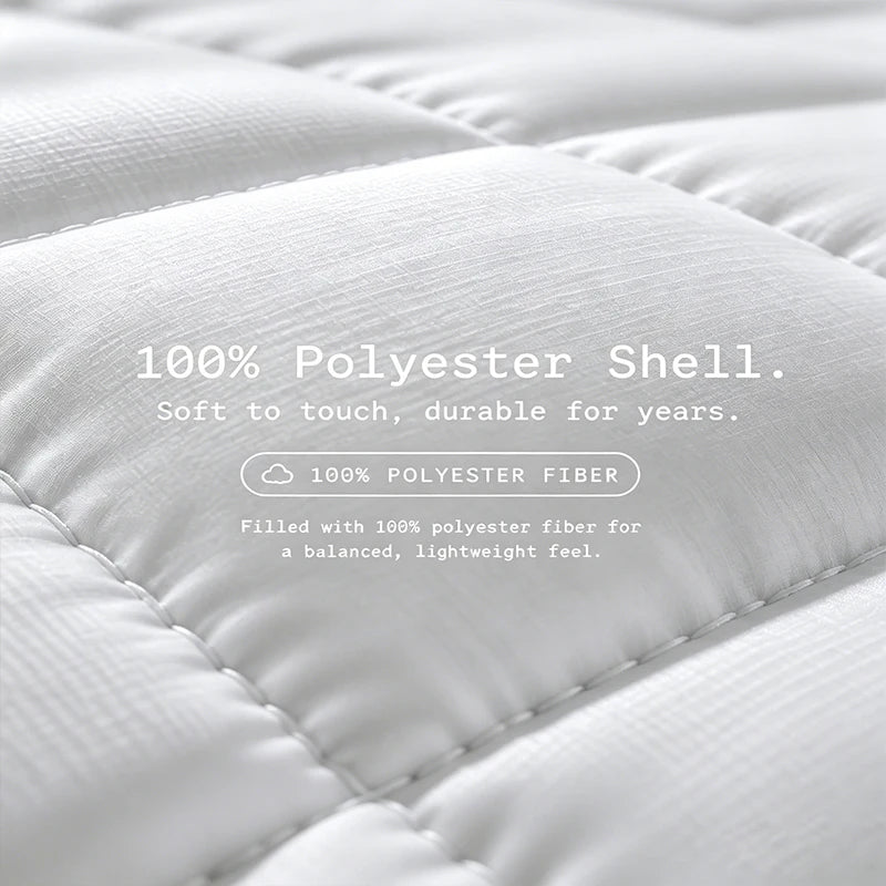 Lightweight Breathable Polyester Mattress Protector Dustproof Bedding Cover