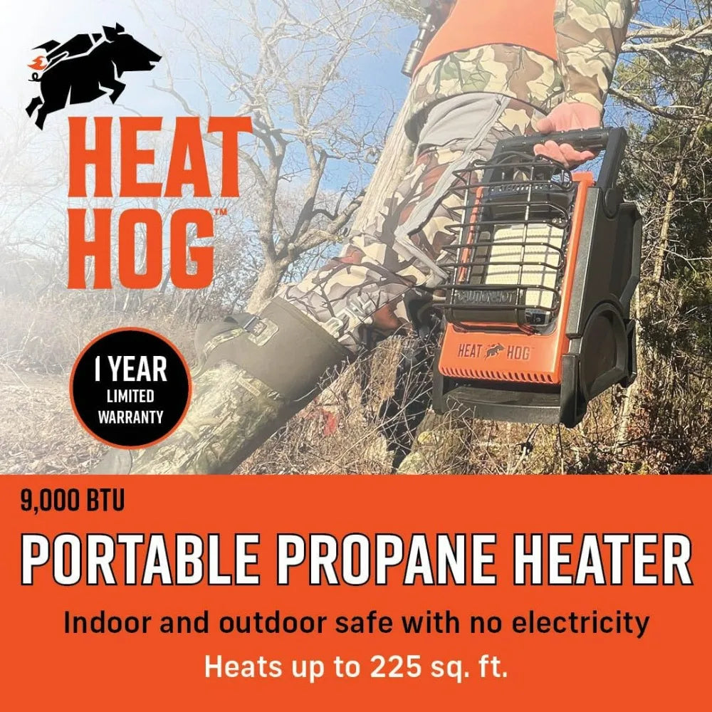 Heat Hog 9000 BTU Propane Radiant Portable Outdoor Heater