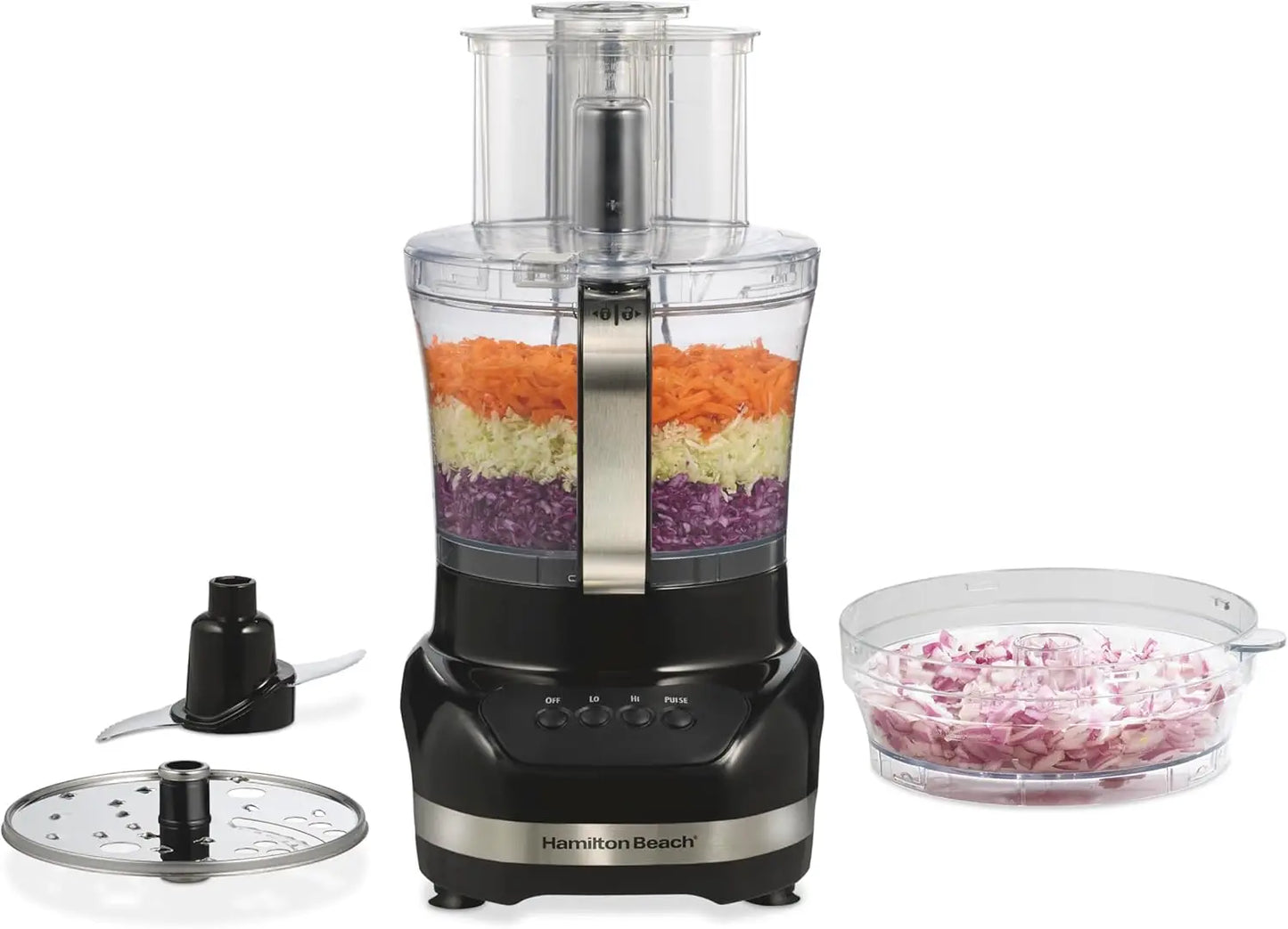 XMSJ Big Mouth Duo Plus Food Processor And Vegetable Chopper