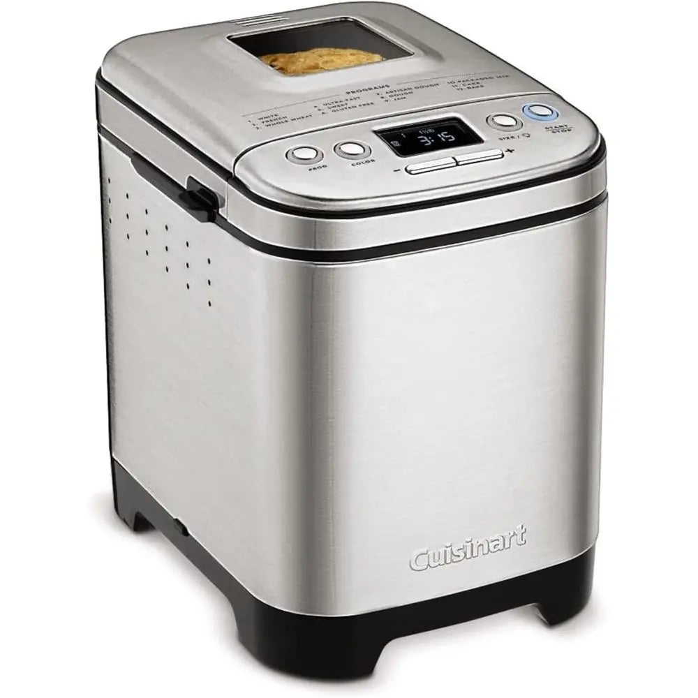 Stainless Steel Automatic Bread Maker With 12 Menu Options