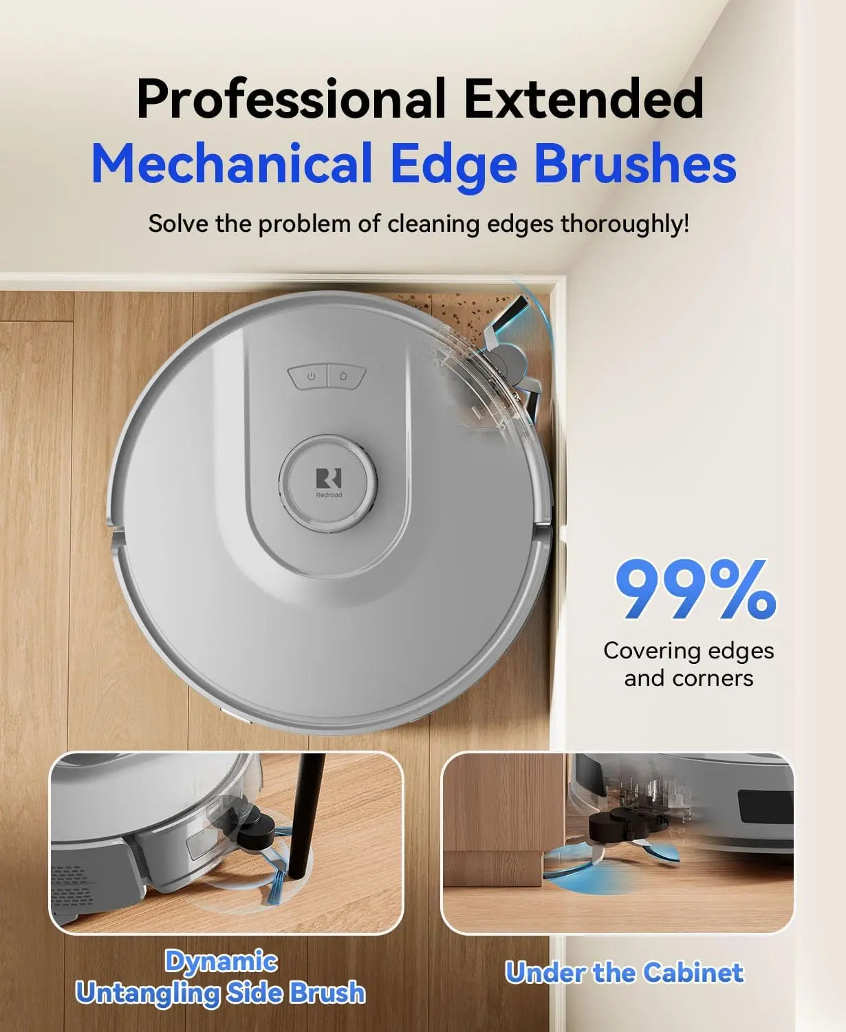 XMSJ Robot Vacuum And Mop With LiNavigation 5G Self Emptying