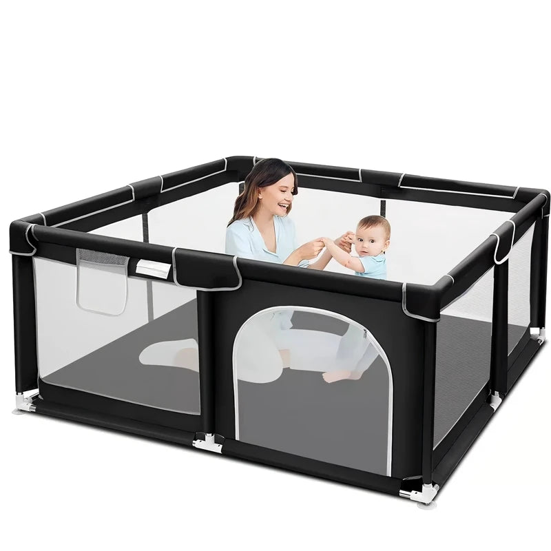 Foldable Baby Playpen Playground Safety Yard For Indoor Outdoor Use