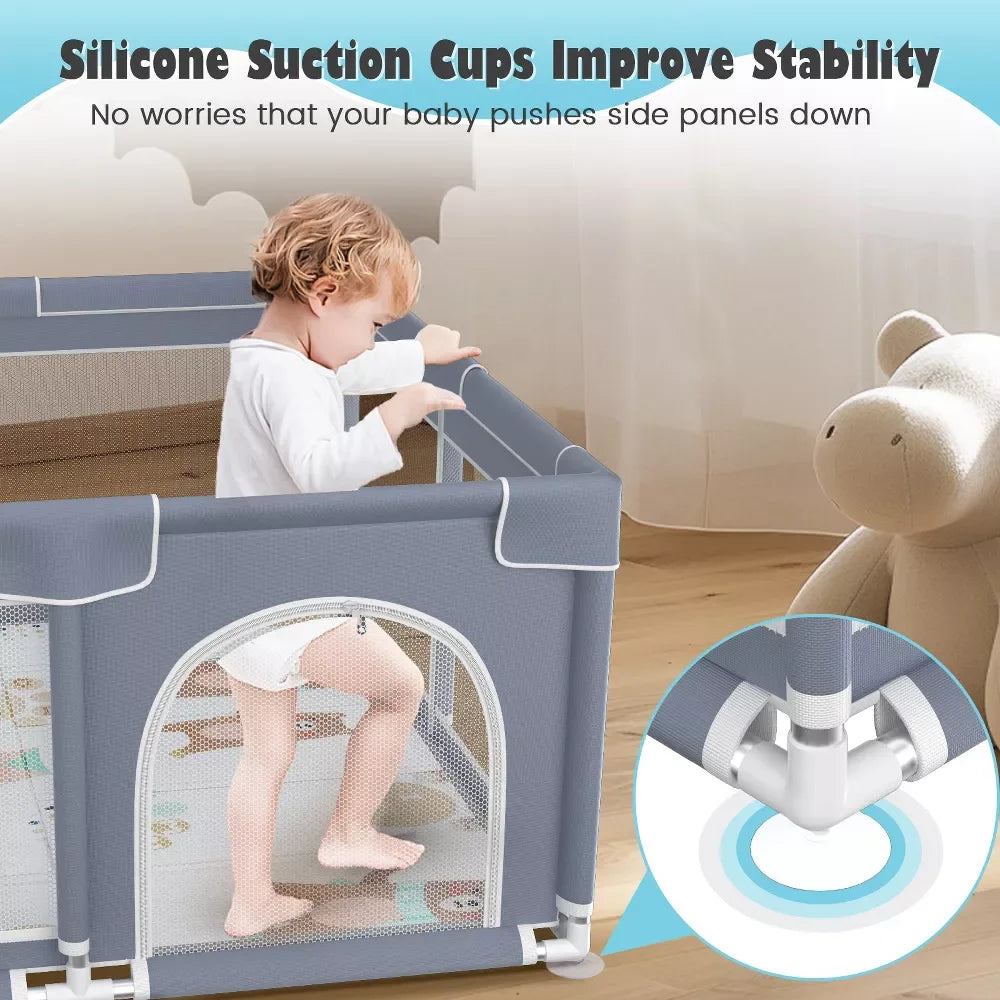 360 Degree Baby Playpen Fence Playground Ages 0 To 6