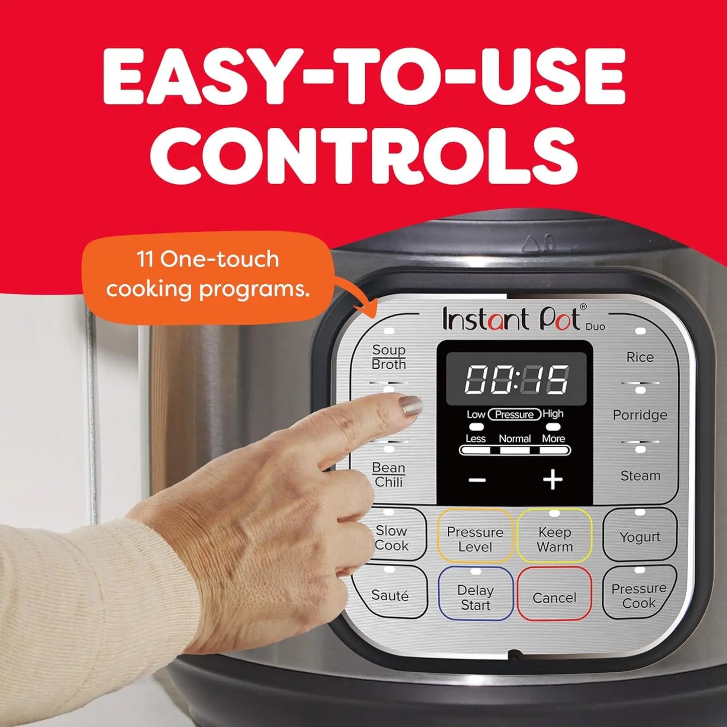 XMSJ Duo 7-In-1 Mini Electric Pressure Cooker Steamer