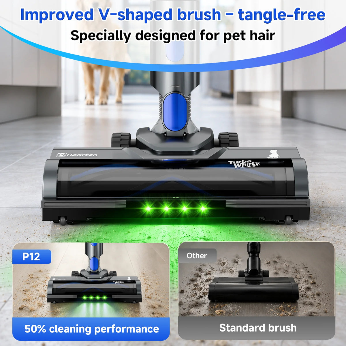 Portable Wireless Vacuum Cleaner With LED Display And Strong Suction