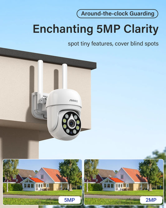 ANNKE 5MP WiFi Camera Human Detection Two Way Audio Night Vision