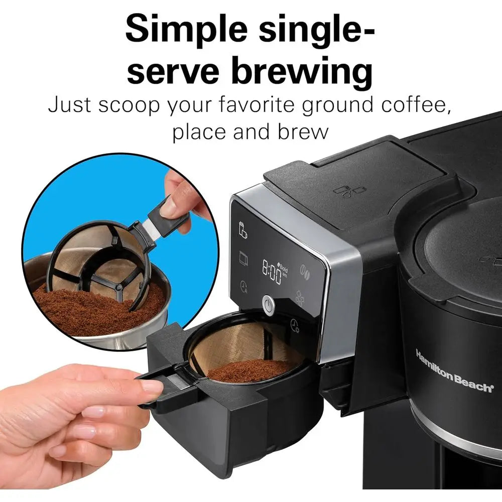 2 Way Drip And Single Serve Coffee Maker Programmable