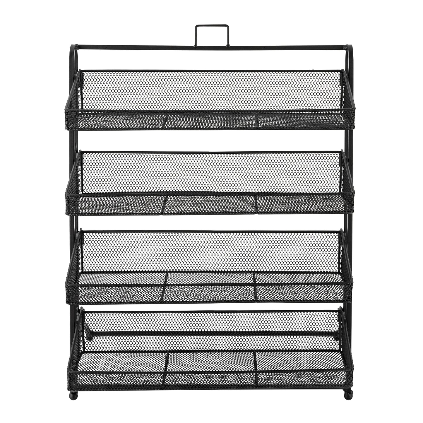 Bymaocar 4 Tier Candy Display Rack Storage Shelf for Office