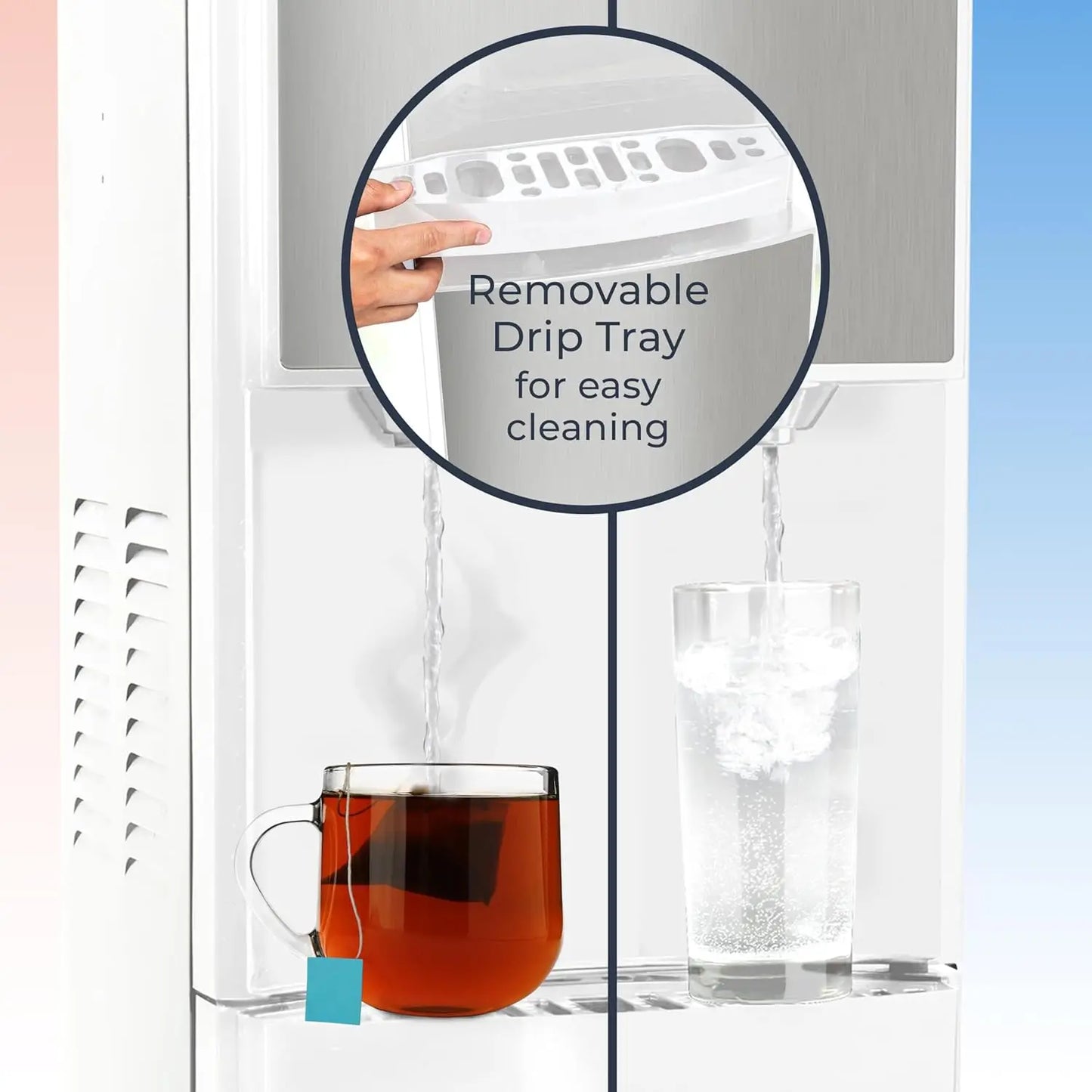 XMSJ Bottom Load Water Cooler Dispenser Hot Cold Water