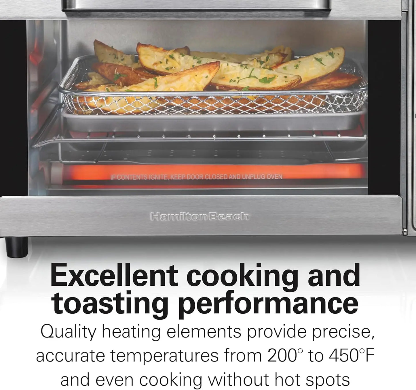 XMSJ Air Fryer Toaster Oven Combo 4 Slice Powerful Circulation