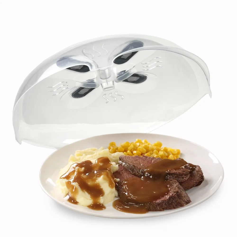 Microwave Plate Cover Shield With Magnets Reusable Splatter Guard