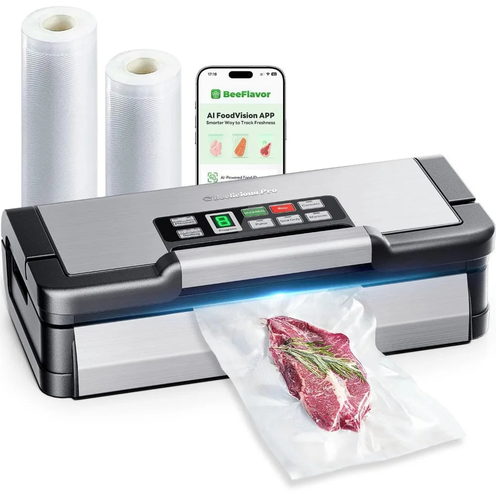 XMSJ Vacuum Sealer Machine AquaLock 95kPa 130W Fully Automatic
