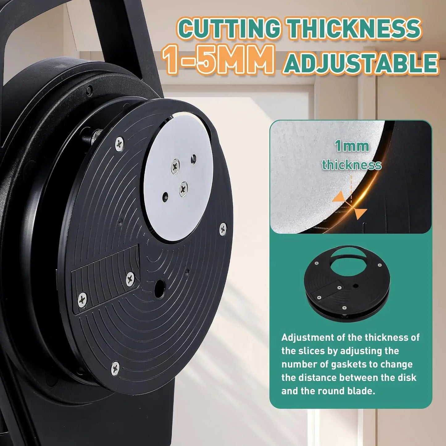 XMSJ Electric Vegetable Chopper 6000 BPM 200W Multi Blade