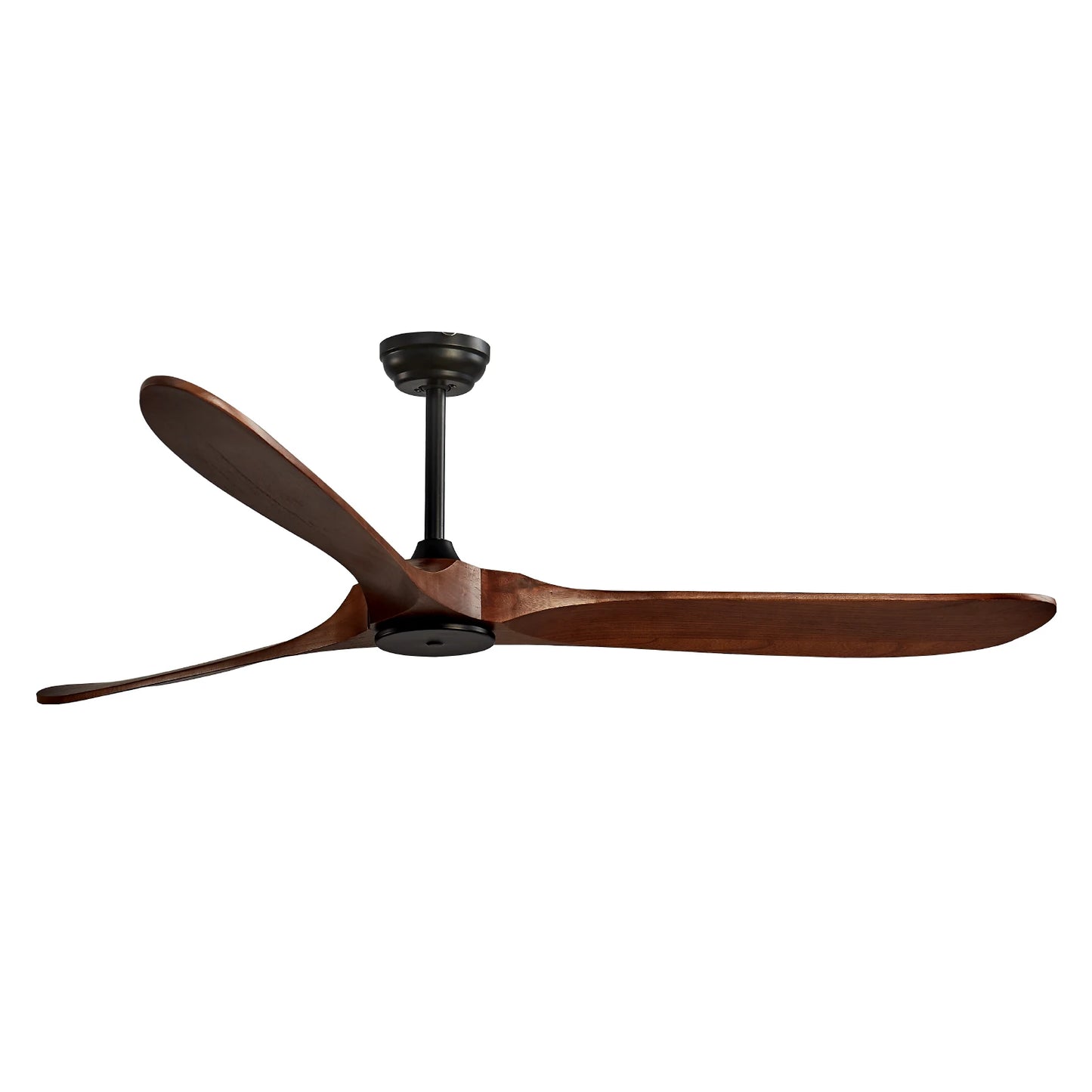 Ceiling Fan With Remote 6 Speed Wood Blades Flush Mount