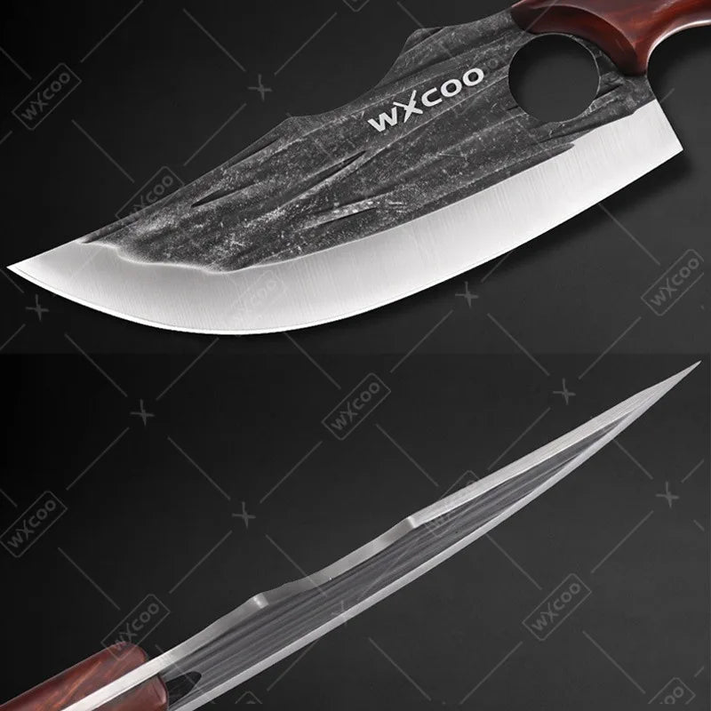 WXCOO Stainless Steel Boning Knife Set Professional Kitchen Knives