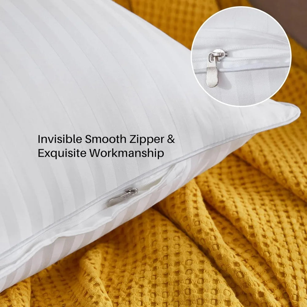 NBVCX Pack of Two Firm Fluffy Pillow Inserts For Sofa