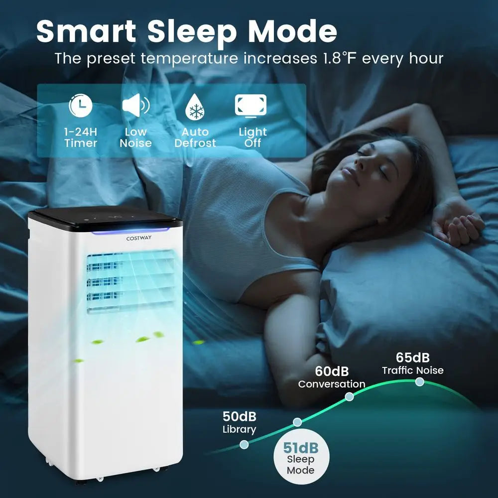 YTYIN 10000 BTU Portable Air Conditioner for Room Up To 400 Sq Ft