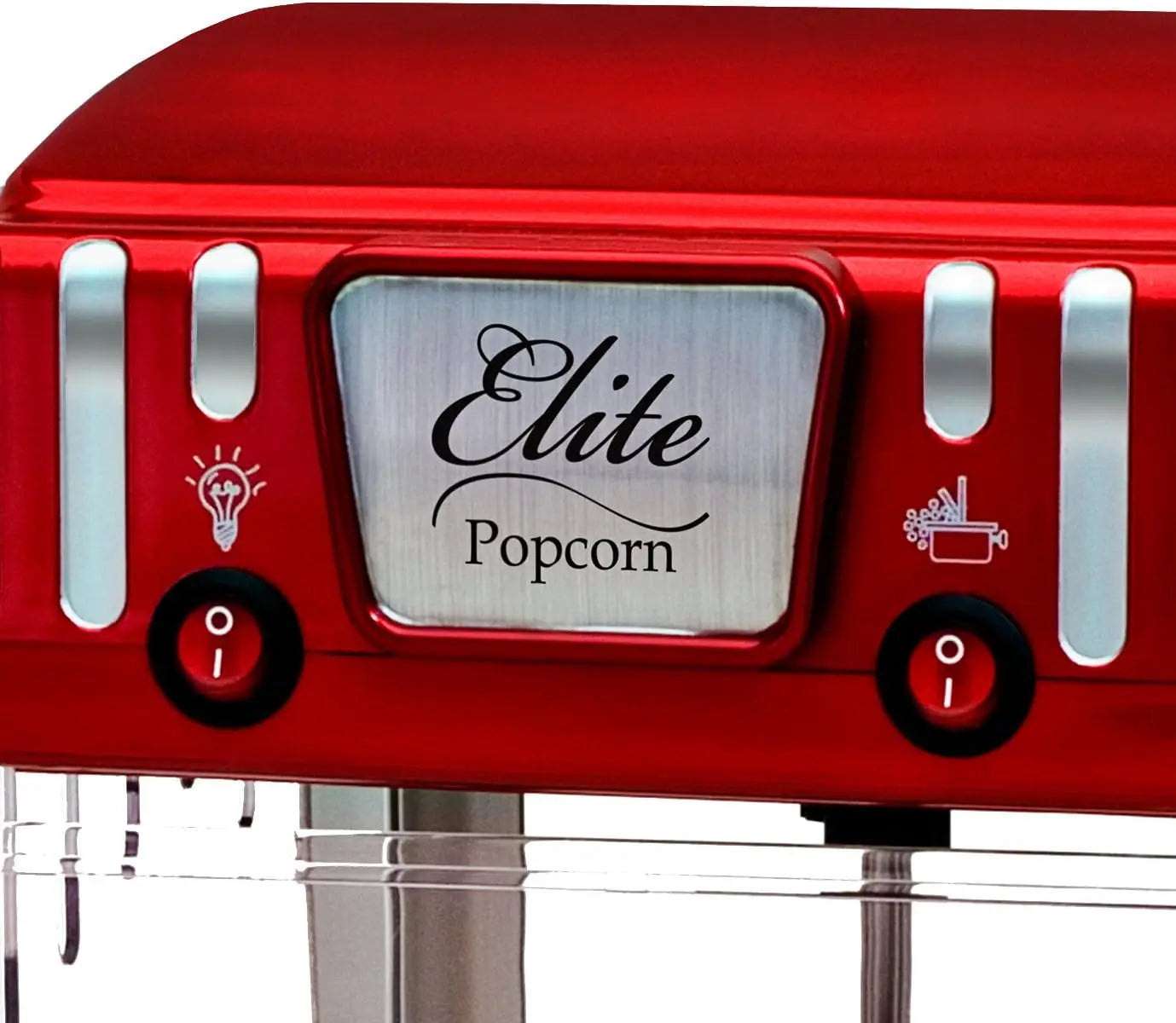 XMSJ Classic Carnival Tabletop Kettle Popcorn Popper Machine Retro Style