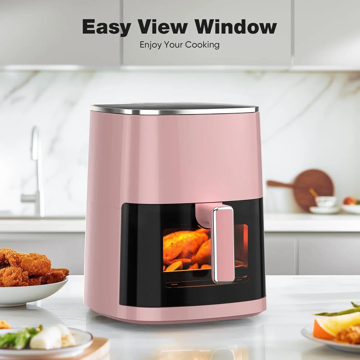 Air Fryer With Viewing Window 12 In 1 Functions Countertop