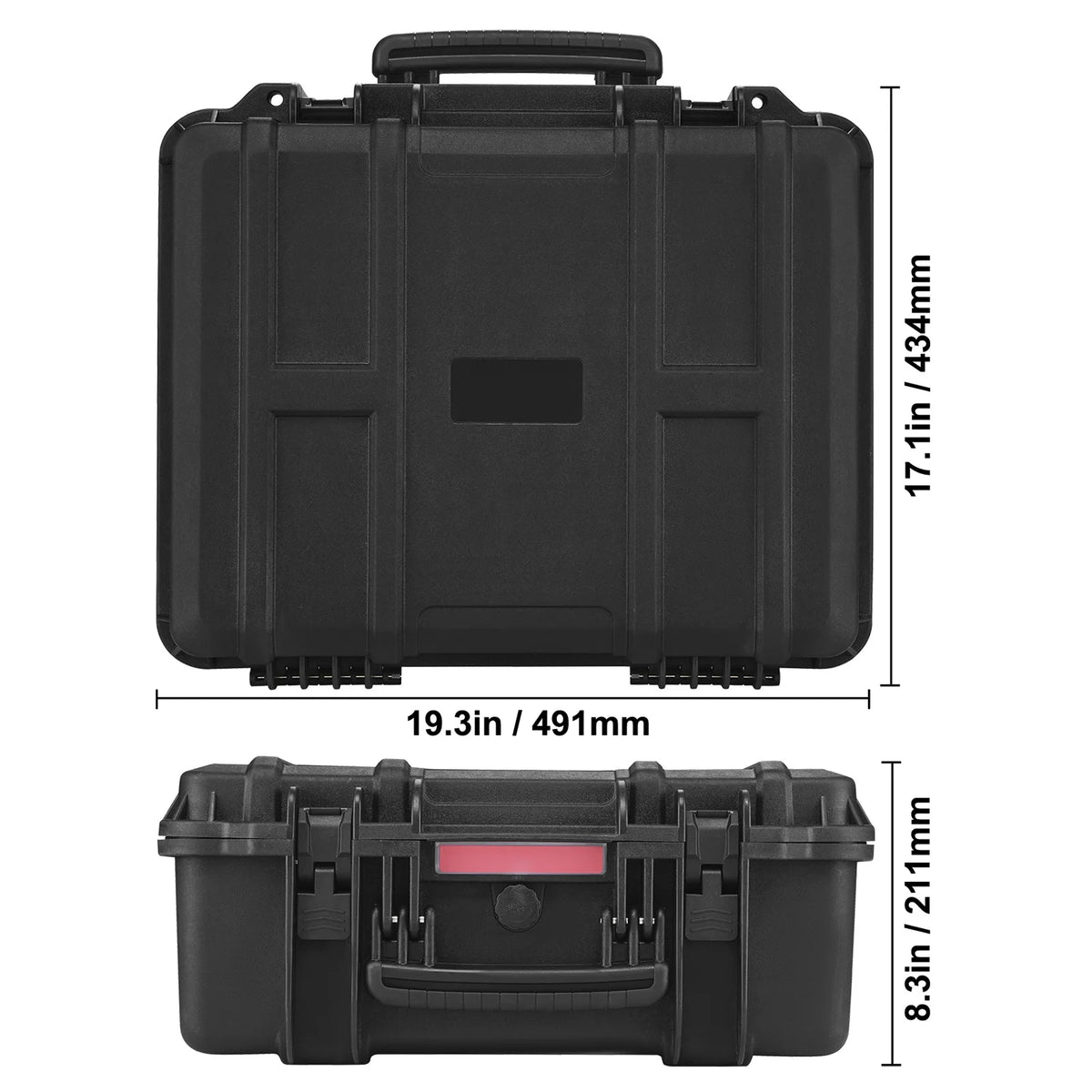 Succebuy Waterproof Hard Pistol Case With PU Foam Lining