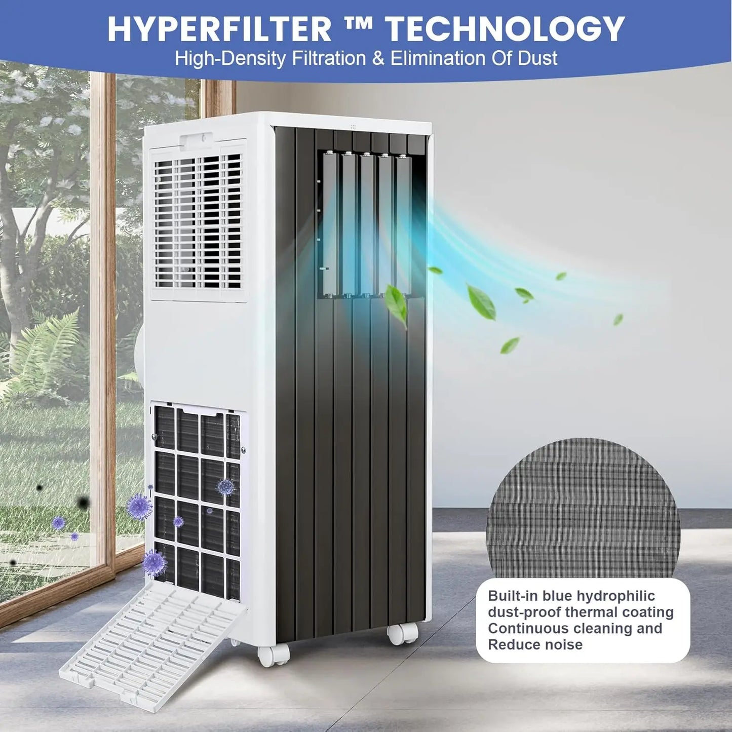XMSJ Portable 8000 BTU Air Conditioner Quiet Operation